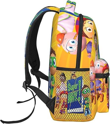 Miniatura 3 de Mochilas Super Anime Why! Mochila ajustable para laptop Bolsa de hombro doble para mujeres hombres escalada compras trabajo, Negro -, Mochilas