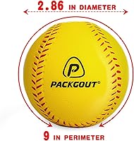 Vista 3 de PACKGOUT Pelotas de béisbol de espuma suave para niños y adolescentes - Pelotas de práctica y reemplazo