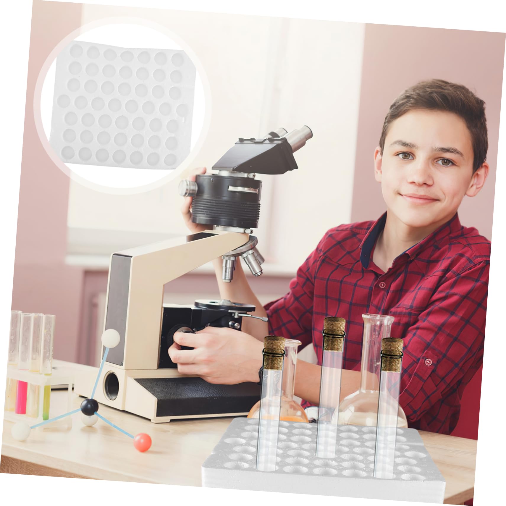 SOLUSTRE 5 Pezzi Scatola Di Immagazzinaggio Provette Da Centrifuga Portabottiglie Per Provette Portaprovette Da Laboratorio Supporto Per Provette Di Campionamento Portaprovette Per Prove