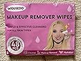 WOUSEDO Makeup Remover Wipes 300 Count, Bulk Gentle Cleansing Facial Towelettes, Individually Wrapped Travel Size,Alcohol-Free & Hypoallergenic for All Skin Types