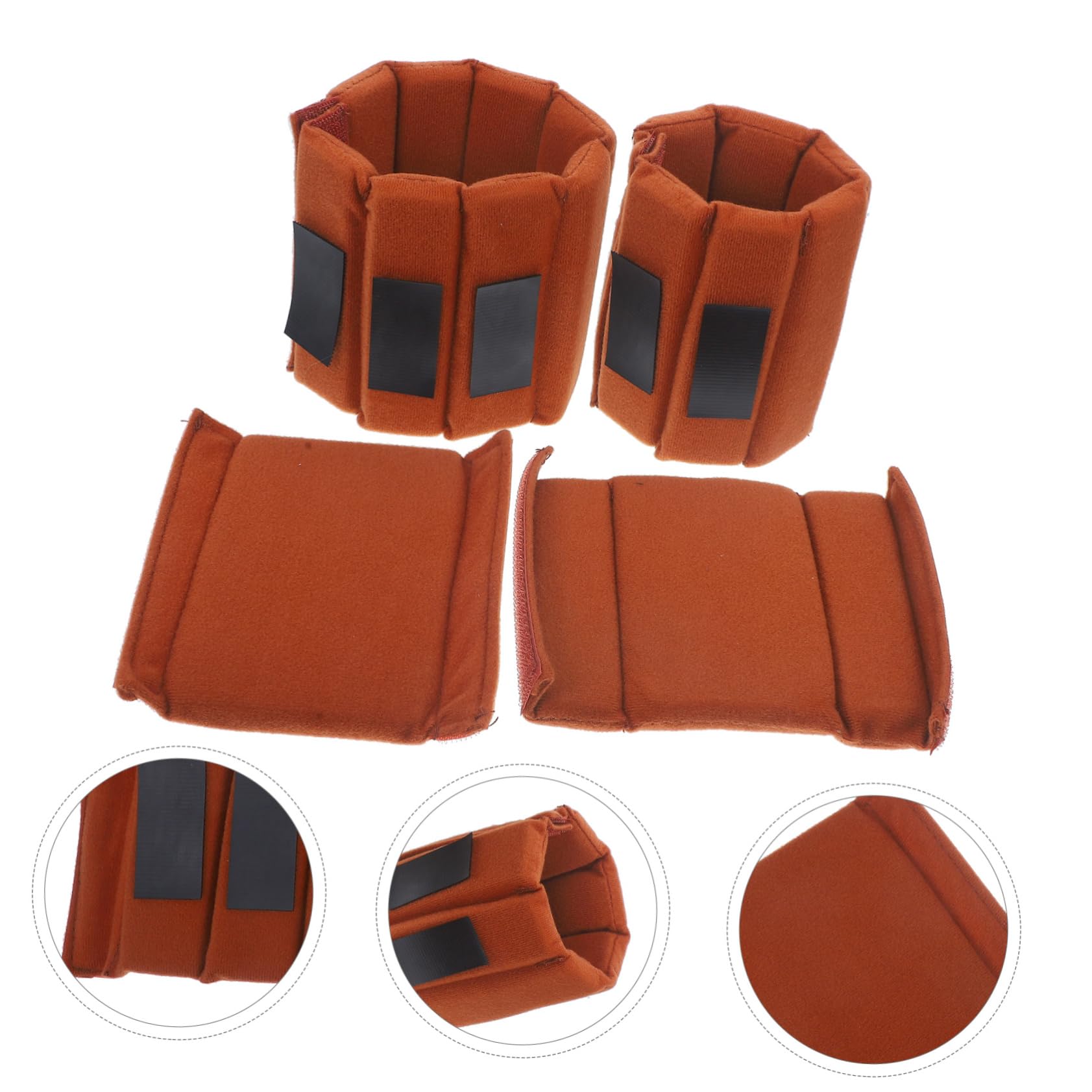 Lurrose 12piezas Divisores para Mochila De Cámara Insertos Ajustables Separadores para Accesorios Fotográficos Compatible Diversos Equipos Color Marrón