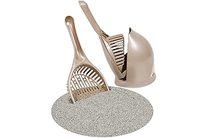The Petmate Scoop N' Hide Cat Litter Scoop with Discreet Litter Scoop Holder