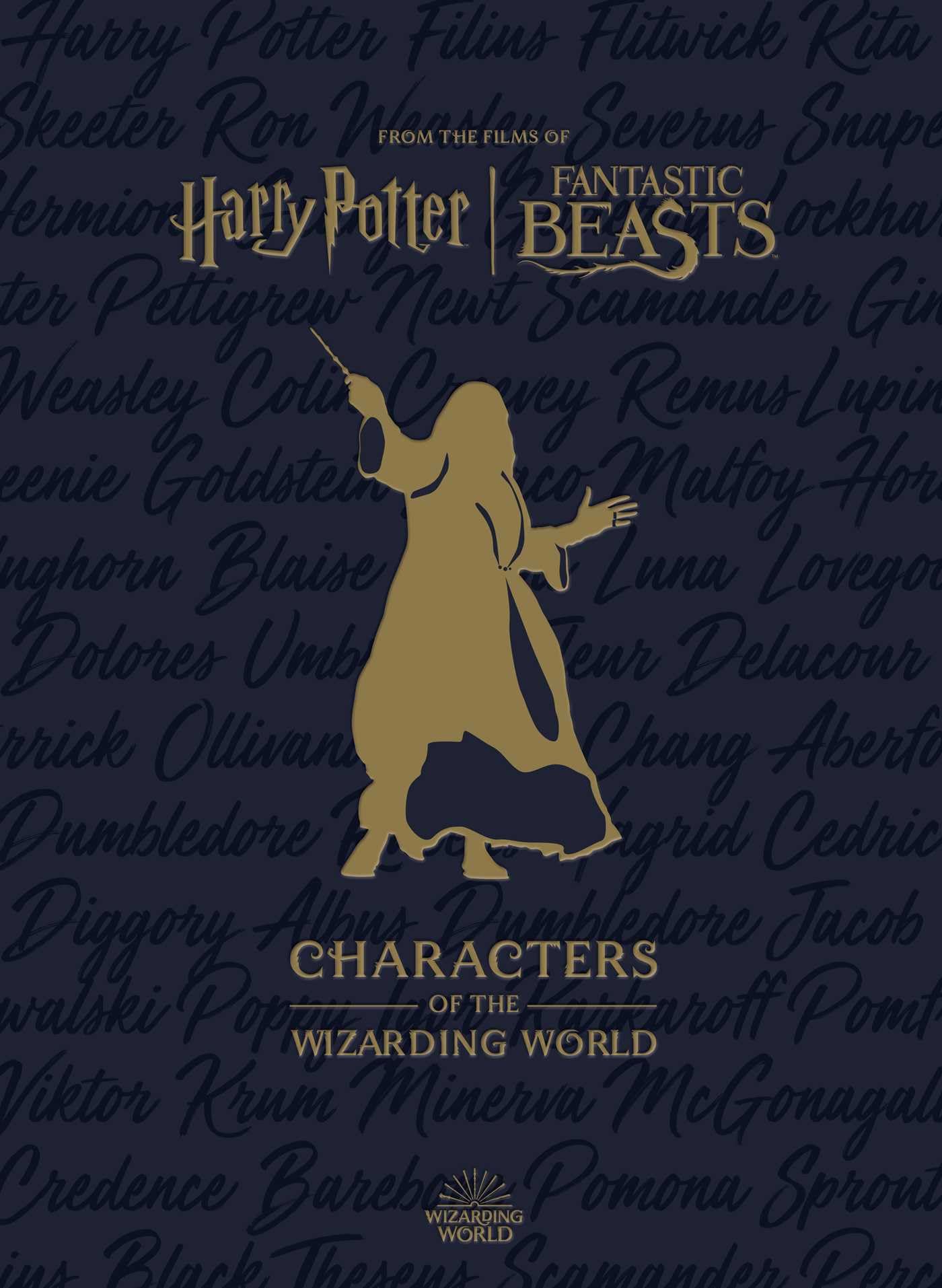 Harry Potter Characters livre sorcier Poudlard encyclopédie personnages