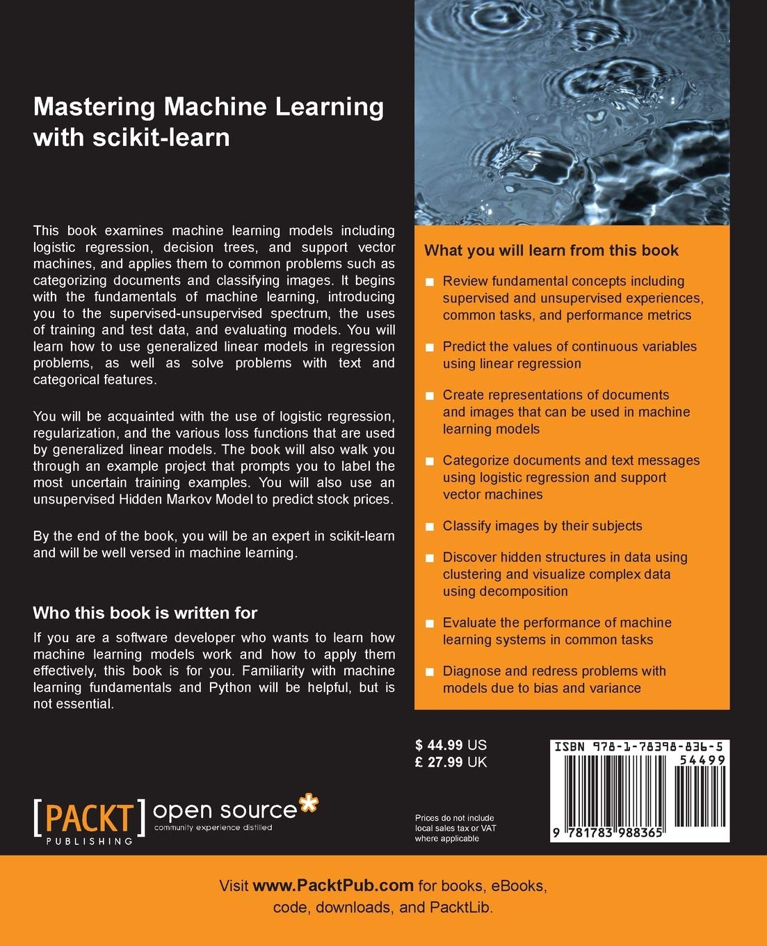 Mastering Machine Learning with scikit-learn (English Edition)
