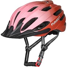 Mountain & Road Bike Helmet for Adults, Lightweight & Adjustable Bicycle Helmet with Sun Visor for Cycle, 22.44-24 inches