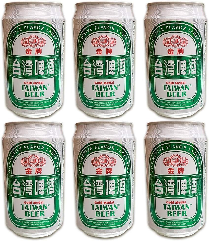 台湾ビール ゴールド 缶 ビール 330ml (6本)