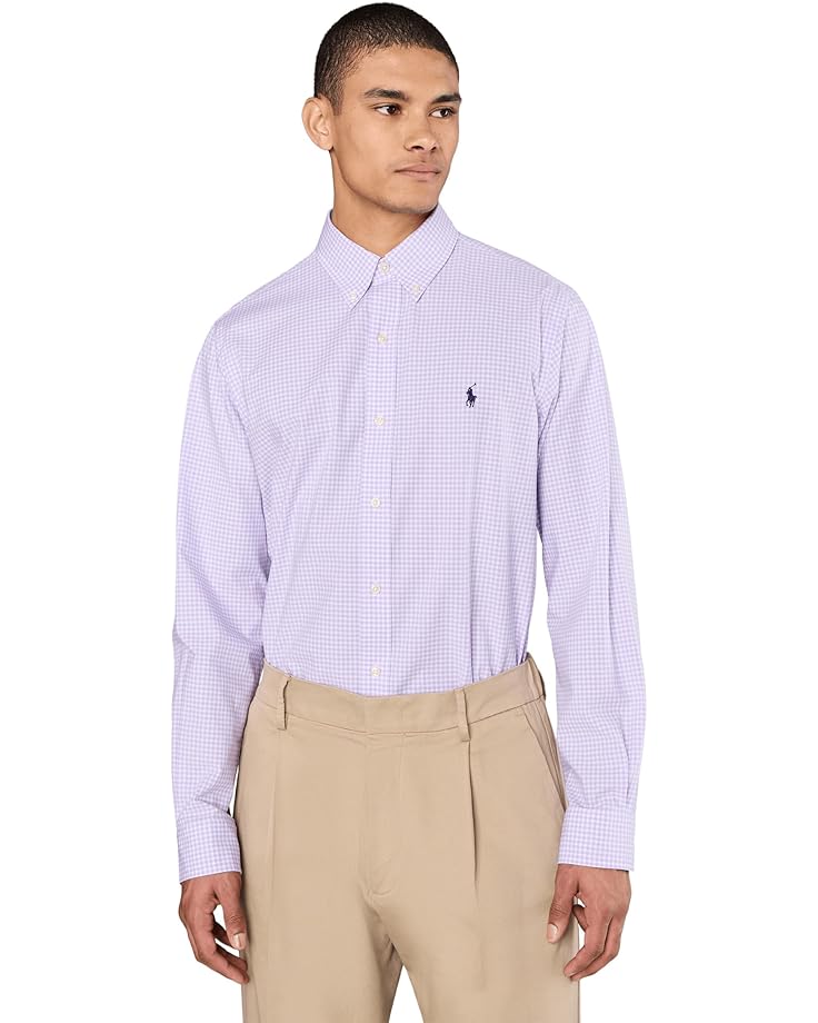 Polo Ralph Lauren Classic Fit Gingham Stretch Poplin Shirt - Main View