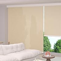 Vista 32 de MYshade - Persianas enrollables opacas personalizadas con cordón para ventanas, tela impermeable, fáciles de instalar