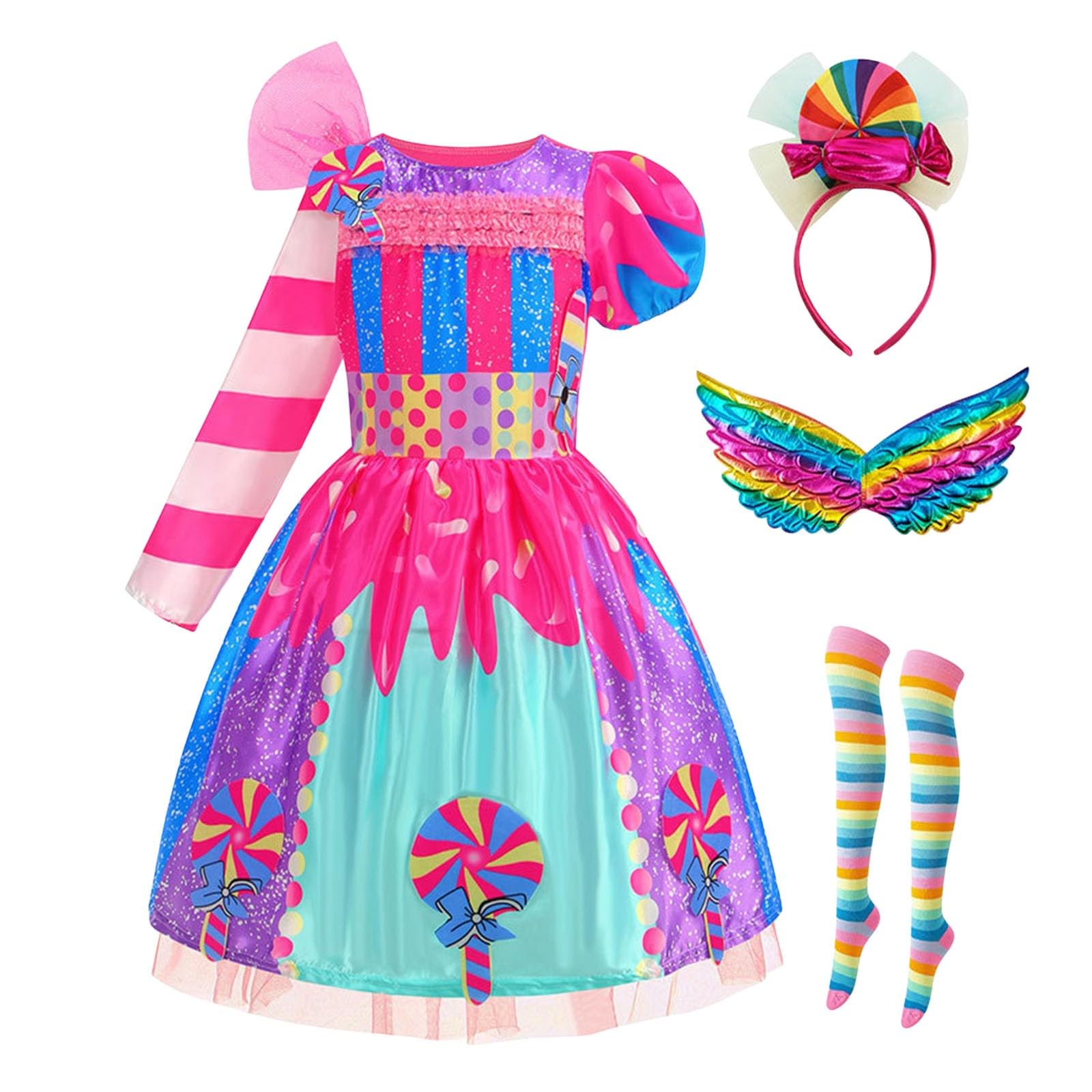 Set da principessa, per carnevale, feste di compleanno, dolci