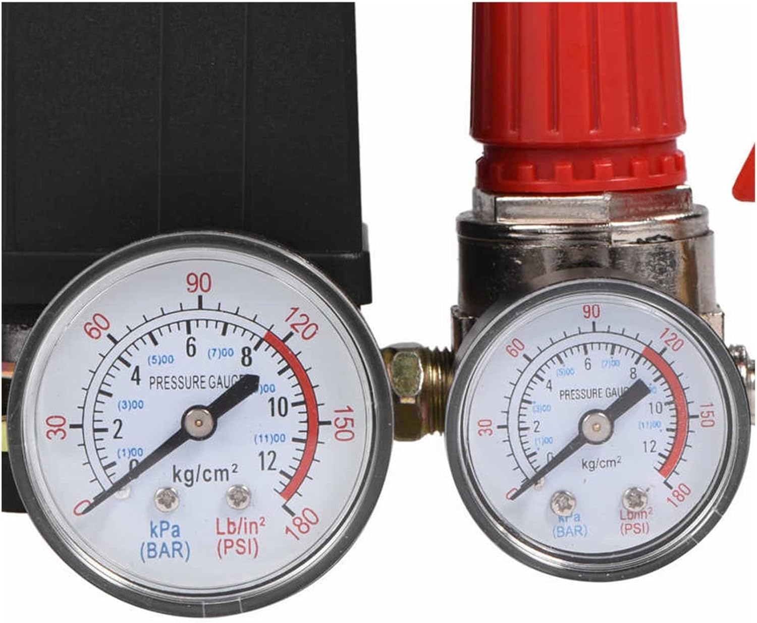 Pump Pressure Switch Manifold Regulator Control Valve with Quick Connector Gauges Magnetic Valve