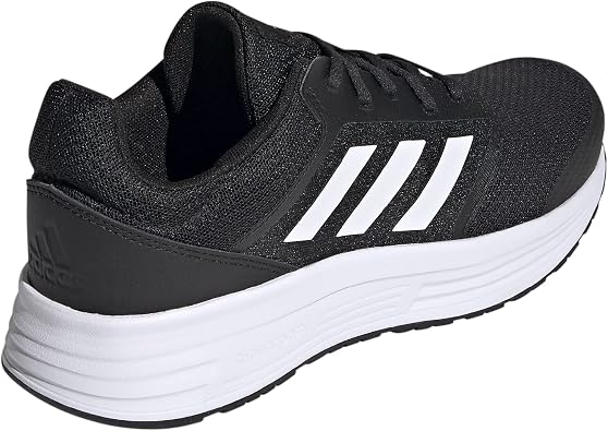 adidas Galaxy 5 Shoe - Mens Running Core Black-White