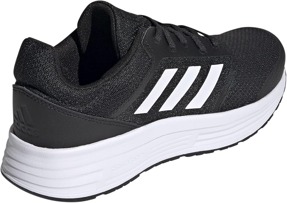 adidas Galaxy 5 Shoe - Mens Running Core Black-White