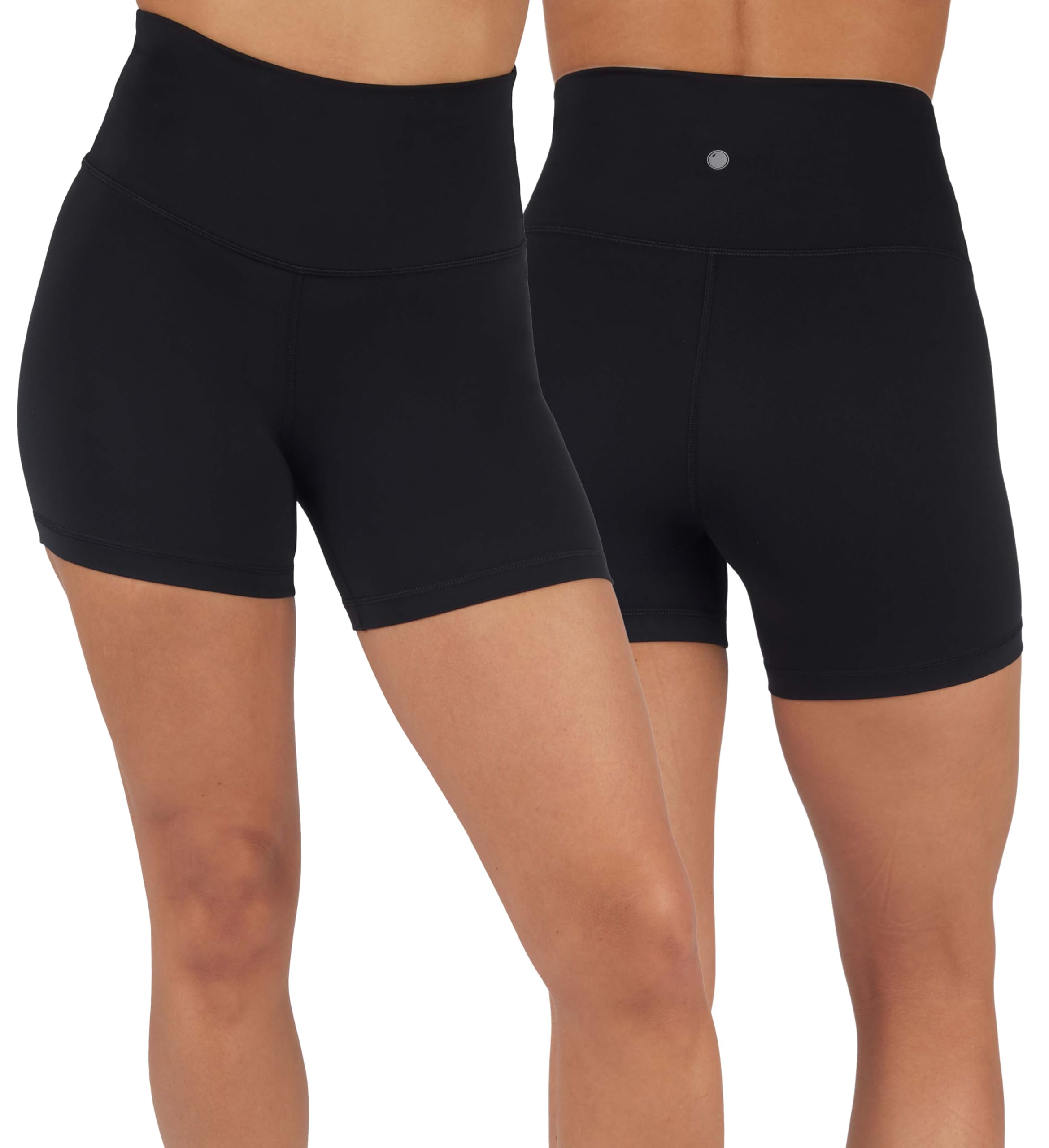 Yogalicious'Yogalicious Lux High Waist Squat Proof Biker Short - 2 Pack 5'', 7'''