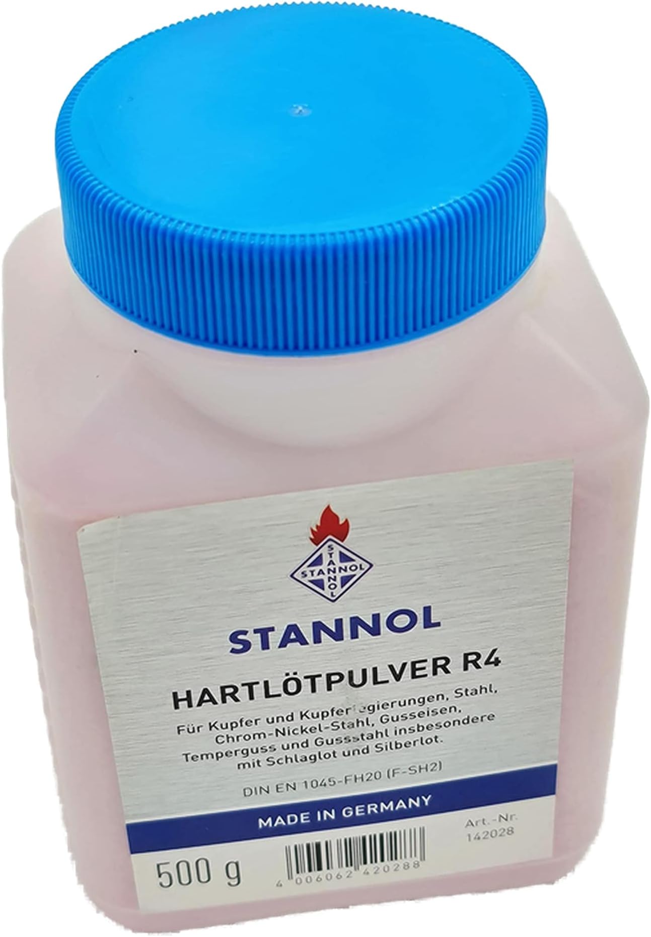 Stannol Brazing Powder 500g - R4-142028, Brazing Powder for brazing copper and copper-nickel alloys, brass, nickel silver, steel, cast iron, gunmetal and galvanized sheet steel - Made in Germany