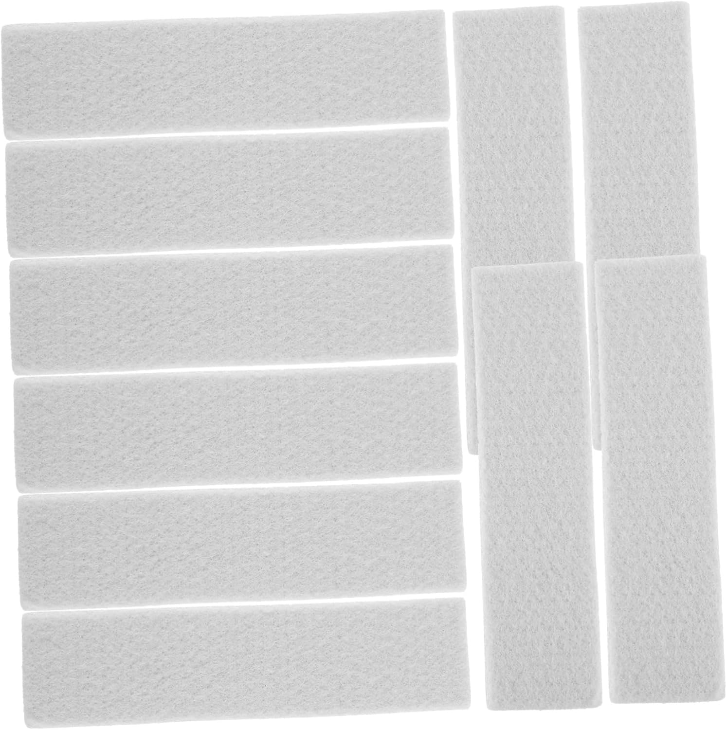 Mikinona 10Pcs Exercise Bike Felt Brake Pads Durable Non Slip Replacement Pads for Fitness Bicycles Enhance Braking Performance Reduce Noise Compatible with Various Exercise Equipment