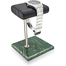 Watch Stand for Men Single Watch Stand Watch Holder Leather Watch Tray Bracelet Display Stand Jewelry Organizer for Watches, Bracelets Watch Accessory Gifts for Men on Fathers Day, Christmas