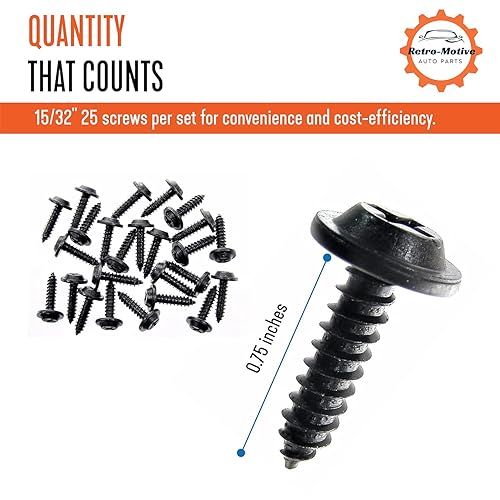 Miniatura 6 de #8 X 12 Tornillos de ajuste Phillips cabeza de arandela superior plana (cantidad 25) #964