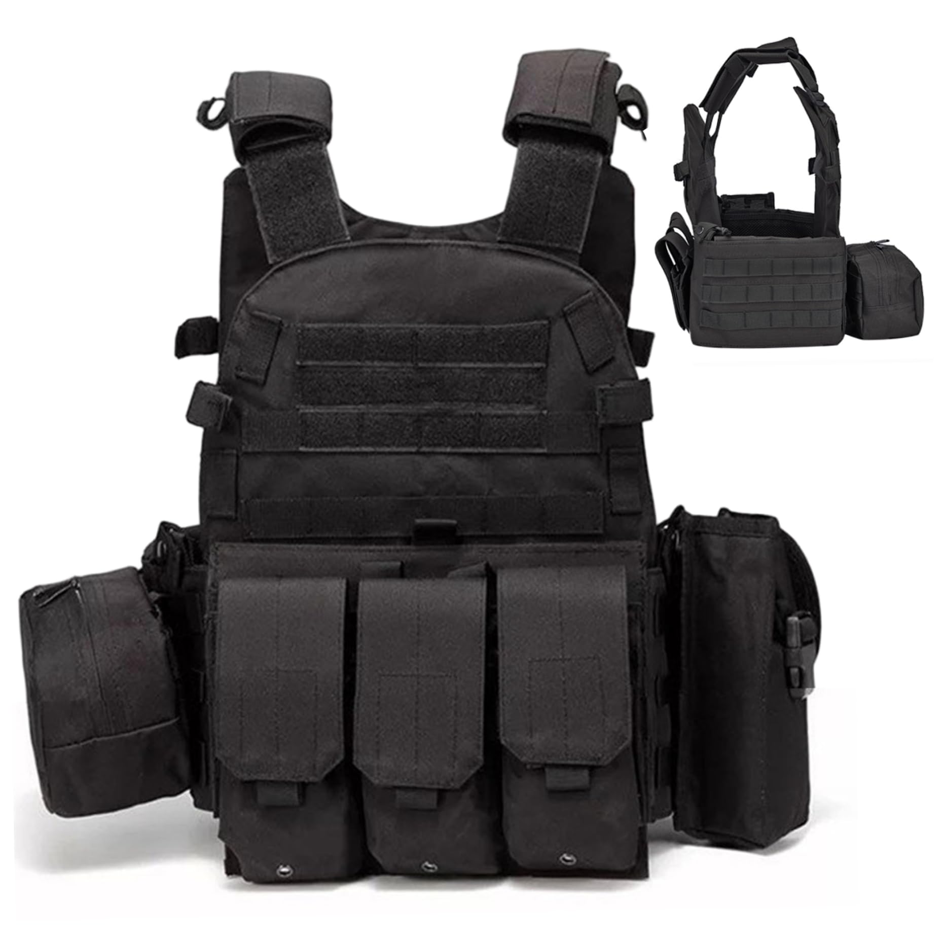 Multifunktionale Molle-Airsoft-Weste, verstellbar, atmungsaktiv – Paintball-Plattenträger für das Training von Sicherheitskräften im Freien