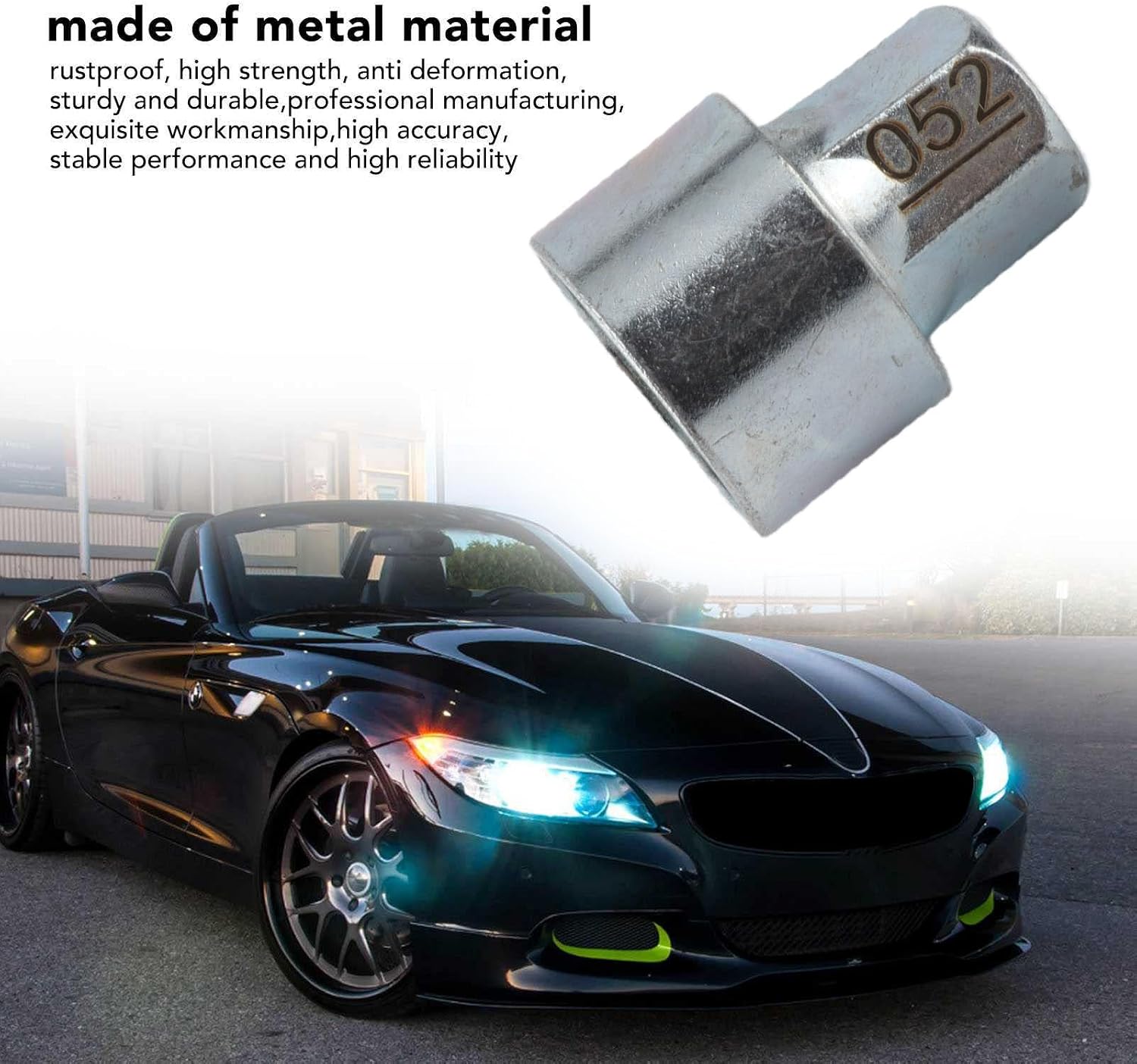 Wheel Lock Key, Anti Theft Lug Nut Socket Remover Tool Replacement for 1 3 5 6 7 Series X1 X2 X3 X4 X5 X6 Z4 Precise Fit Durable Metal High Strength Rust Resistant Wheel Screw Removal Key Socket