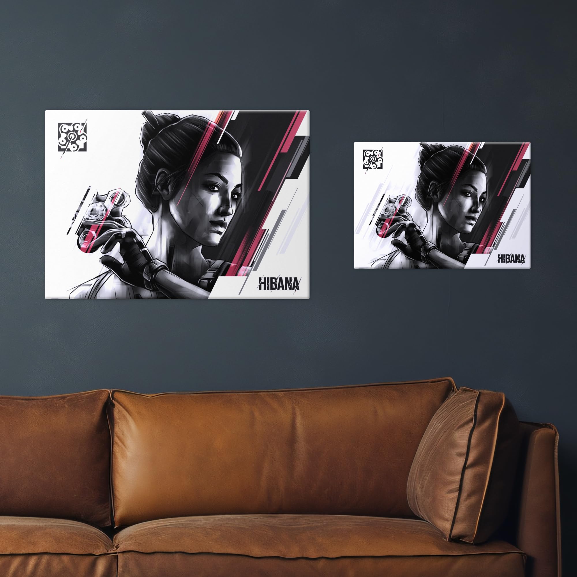 Displate Metal Poster Six Siege Hibana Wandbild 32 x 45 cm | Magnetische Befestigung Wandposter. Wanddeko, Metall Wandkunst, Wanddekoration im Wohnzimmer in Schlafzimmern & Büros.
