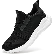 Akk Walking Shoes for Men Sneakers - Slip on Tennis Running Memory Foam Shoes for Athletic Workout Gym Indoor Outdoor Lightweight Breathable Casual Sneakers