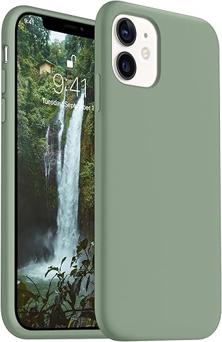 AOTESIER Funda delgada para iPhone 11 mejorada, funda de silicona prémium para iPhone 11 con cubierta de protección de cuerpo completo a prueba de