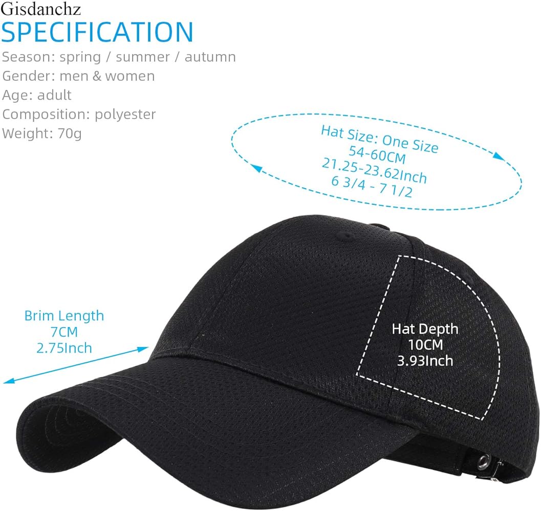 Amazon.com: Gisdanchz Running Hats Men Baseball Cap Women Summer