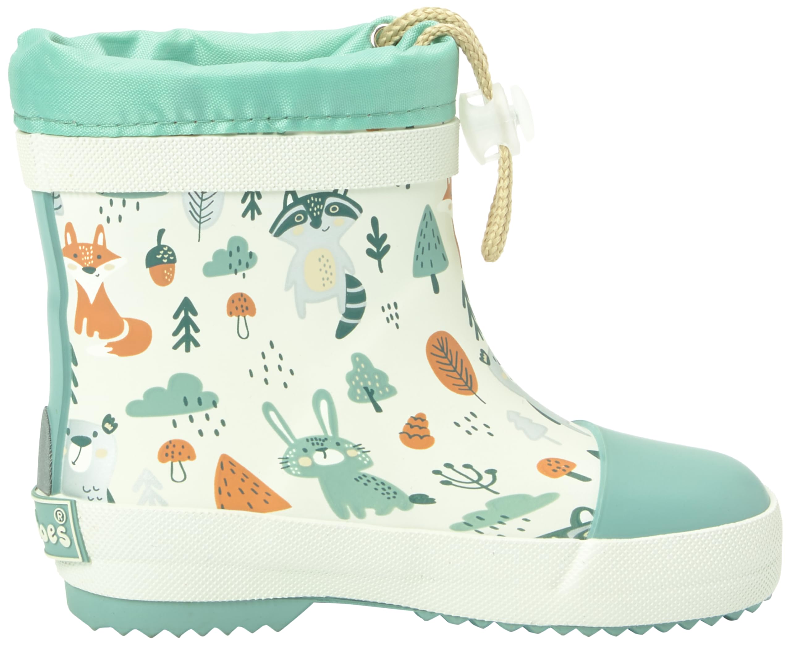 Playshoes Gummistiefel Halbschaft Wald Gefüttert Unisex Kinder Gummistiefel