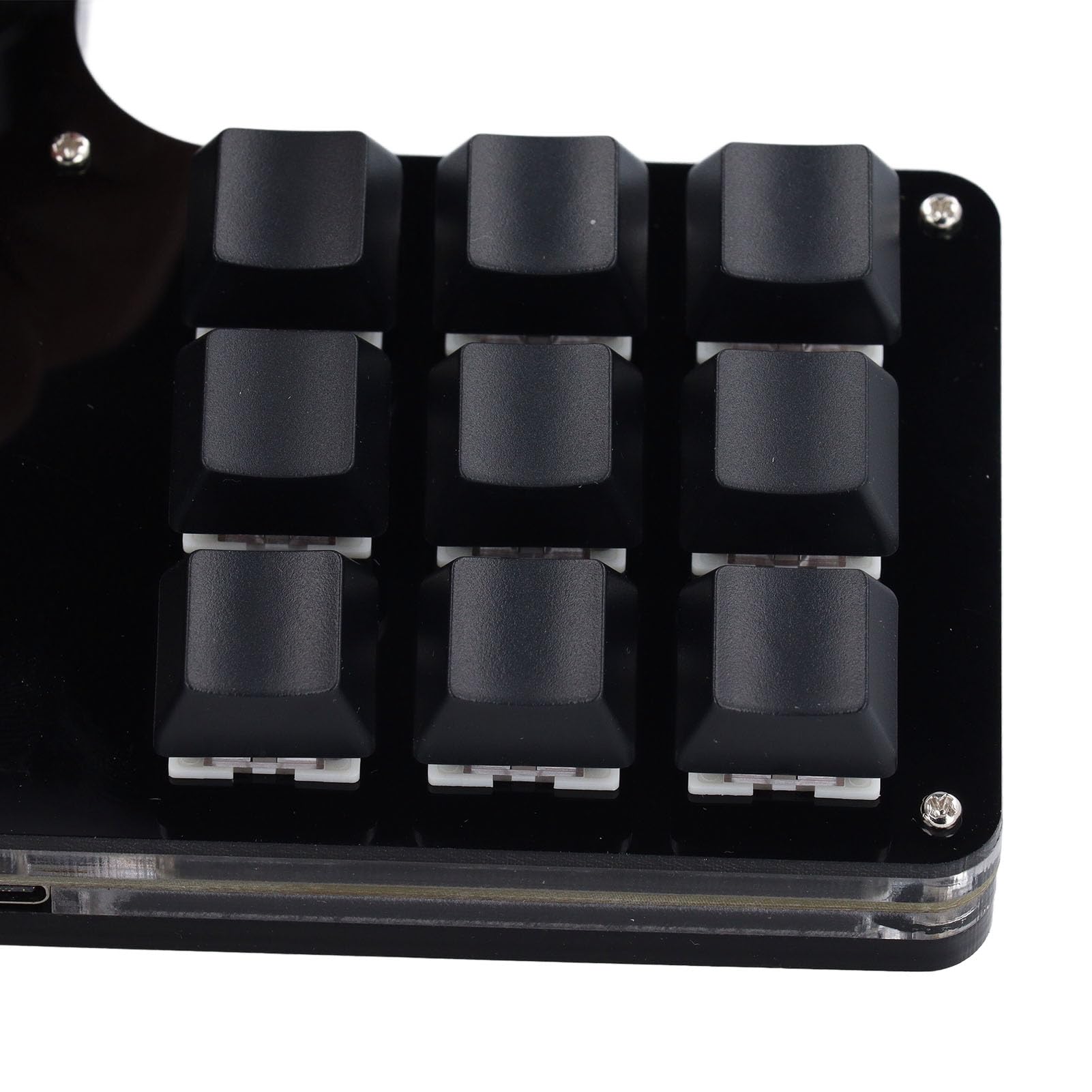 CHICIRIS USB Mini Makro Mechanical Gaming Klawiatura Programowa 9 Klawiszy RGB LED Onboard Memory Cableboard dla Graczy i Kontrola Przemysłowa