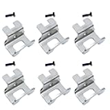 sanbaiyi 6PCS CMSTC4VT Versatrack Garage Hooks, Cordless Hang Belt Hook with Screws for Craftsman Clip