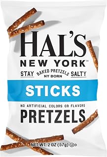Hal's New York Baked Pretzels (Sticks, 2 Ounce (Pack of 24))