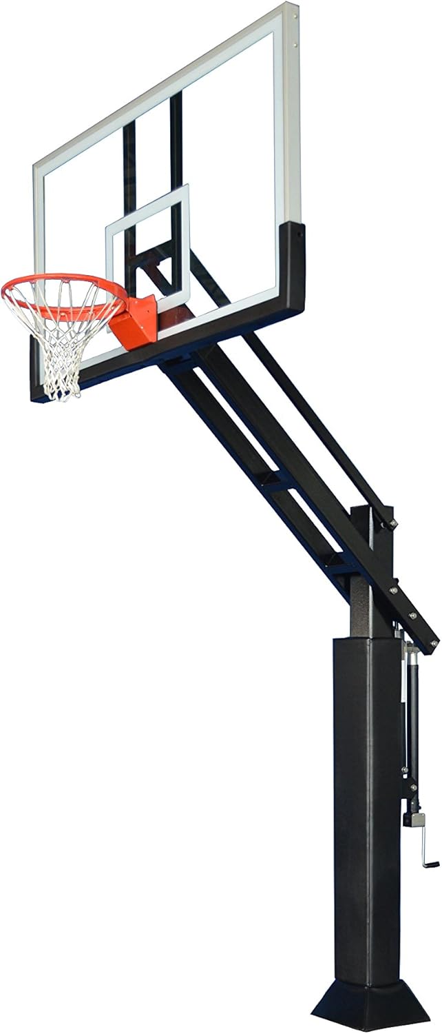 Barbarian Basketball Systems TP-5X60-3 Titanium Series Basketball Goal : Sports & Outdoors