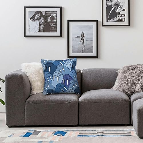 Miniatura 7 de YIPOCH Walrus- Throw Pillow Covers 26"x26" Throw Pillow Cushion Cases Decoration for Couch Sofa Pillow Covers fundas para cojines de sala Cute Throw