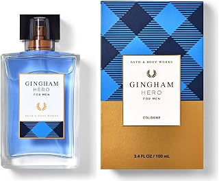 Bath and Body Men's Collection Full Size Cologne 3.4 oz. Graphite (3.4 oz, Gingham Hero)