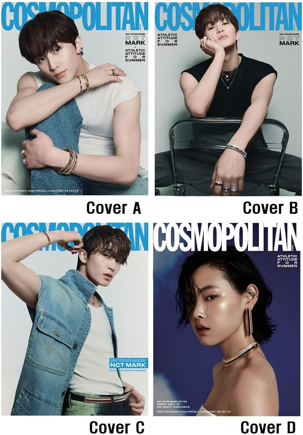 Dreamus COSMOPOLITAN MAGAZINE KOREA June 2024 Nct mark (Cover C (Nct Mark) ver.), 25439724