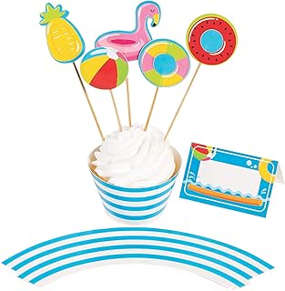 Pool Party Dessert Decorating Kit - Party Supplies - 150 Pieces