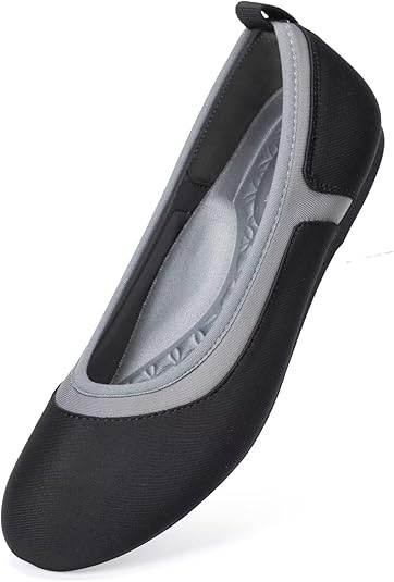 Frank Mully Women's Ballet Flats with Breathable Nylon Upper