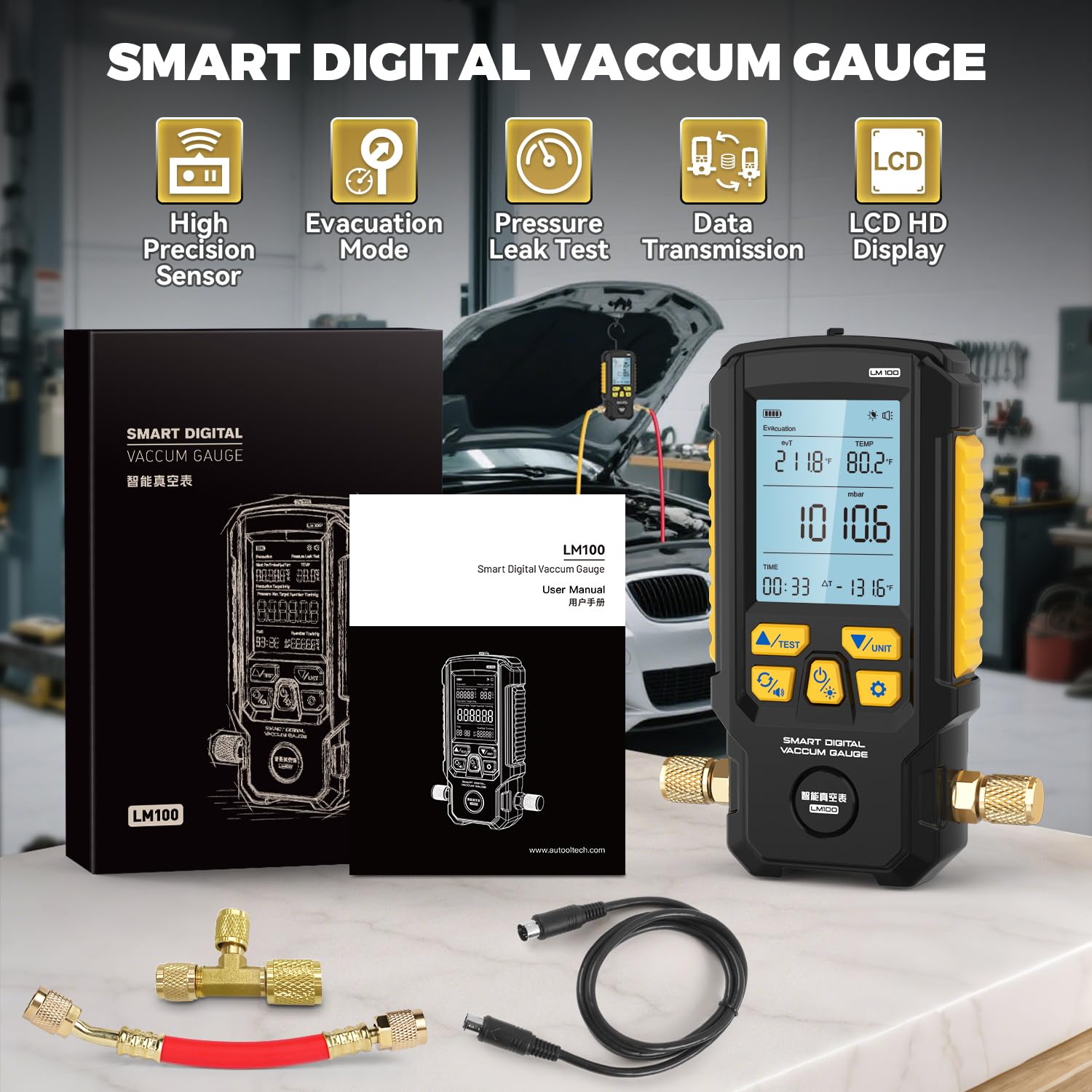 Digital Refrigerant Gauge