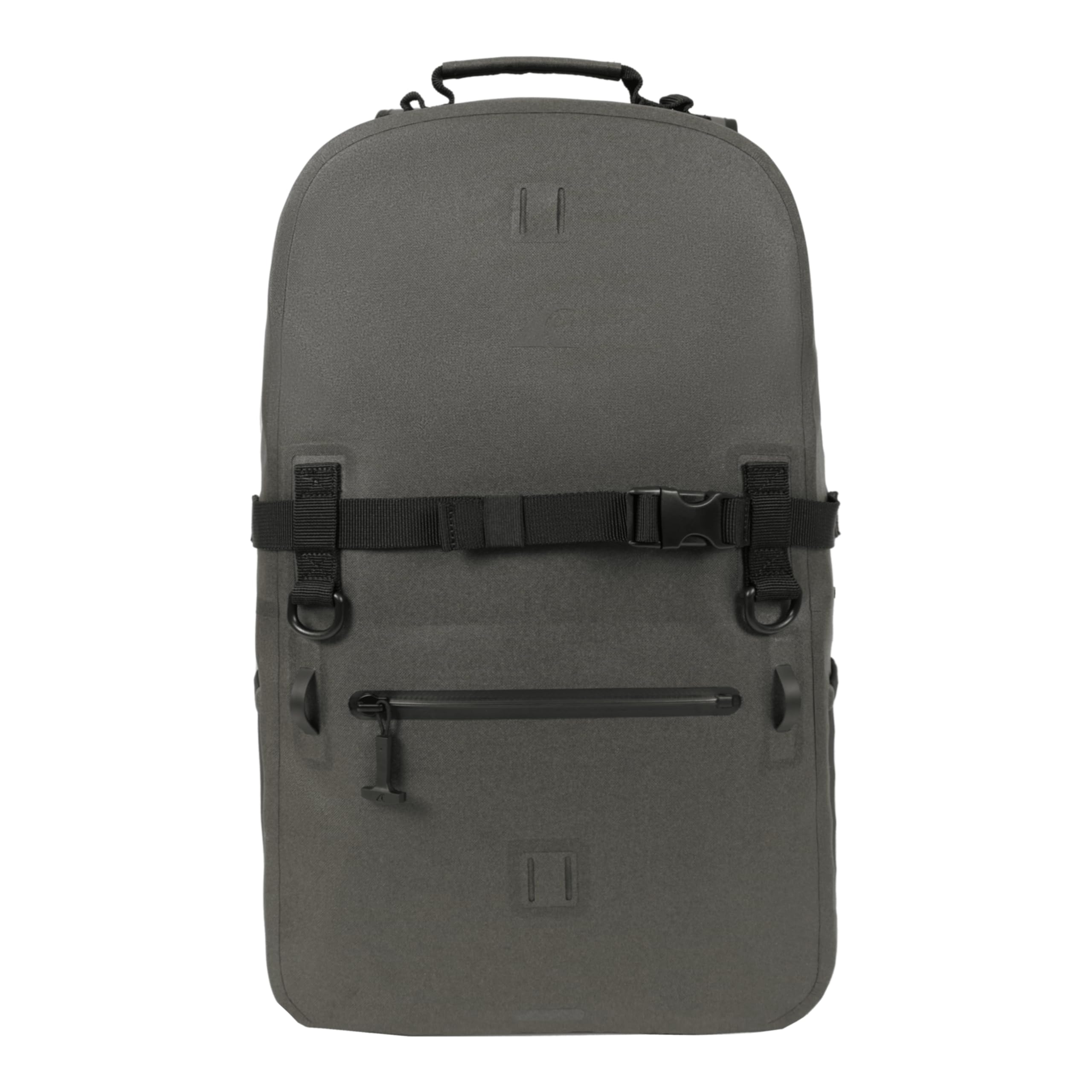 Breakwater Supply™ Fogland Waterproof IP68 Submersible Backpack | Laptop Sleeve &amp; Airtight Zippers for Work, Travel, Outdoors, Boating, Hiking, Floating Dry Bag, Unisex, TPU (Charcoal, 25L)