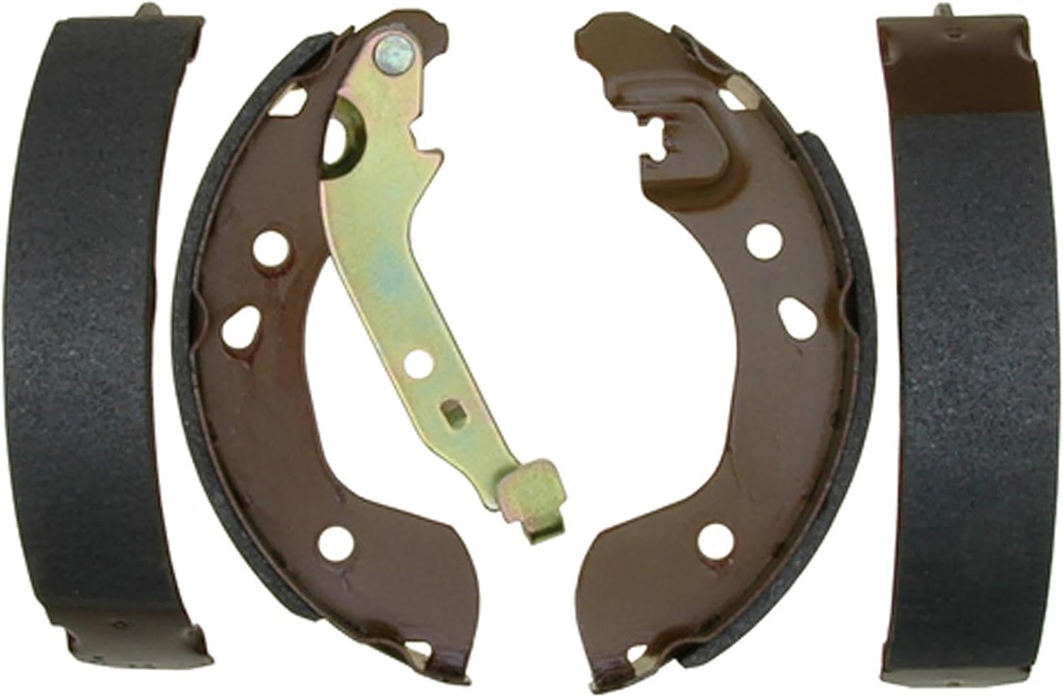 ACDelco Gold 171020B (19360627) Bonded Rear Drum Brake Shoe Set