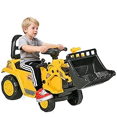 HOMCOM Ride On Excavator Kids Bulldozer Construction Car