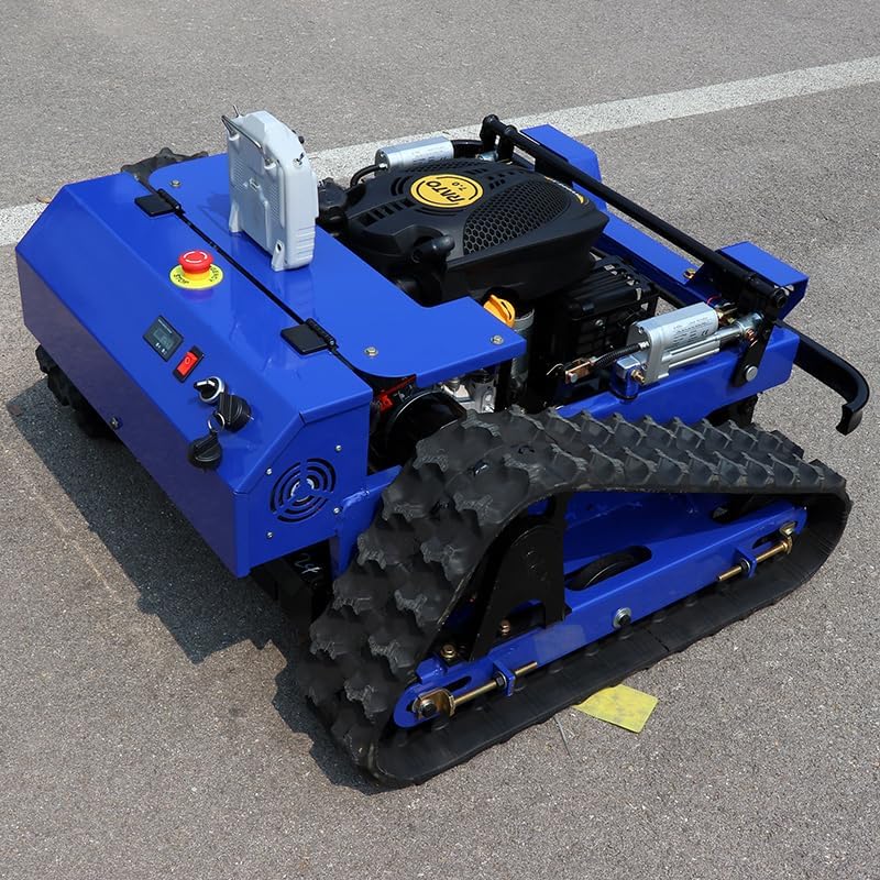 AIWEIYA AWY-550 Remote Control Lawn Mower, side view kontrollerle