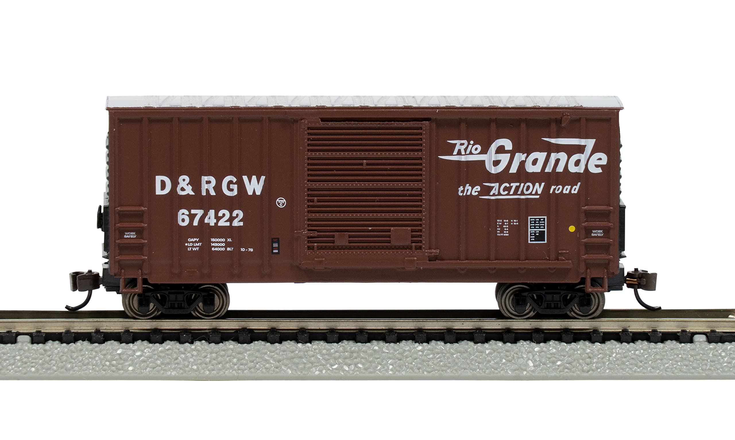 Bachann Trenes Santa Fe 50 'Acero refrigerado Car-ho Escala