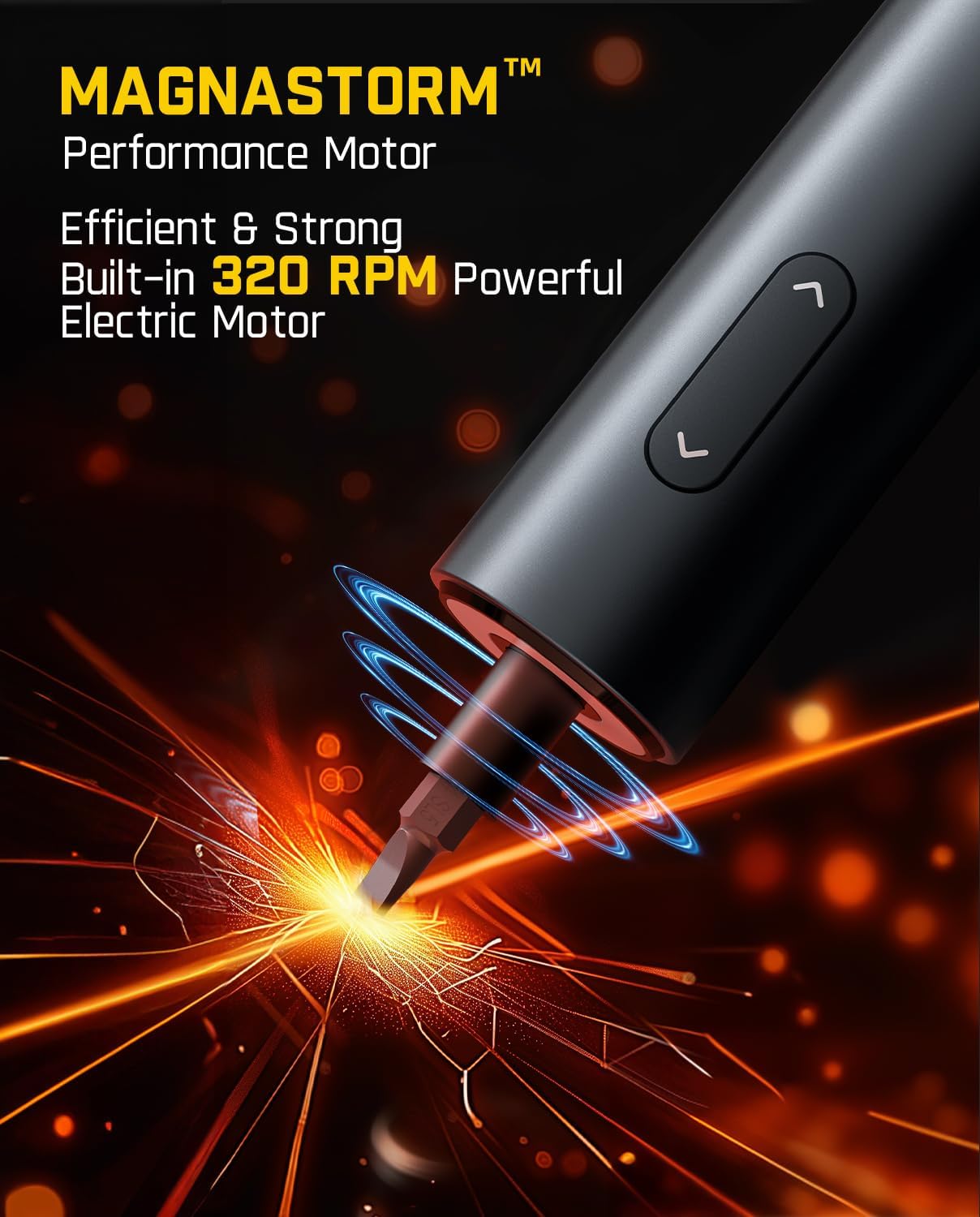 Fanttik S1 Capsule Deluxe Cordless Screwdriver, Electric Screwdriver, 5 PCS Double-Ended Bits and 12 PCS Long Bits, Max 5 N.m, 320 RPM Motor, Compact Design, Idea Tool for Furniture, Appliances