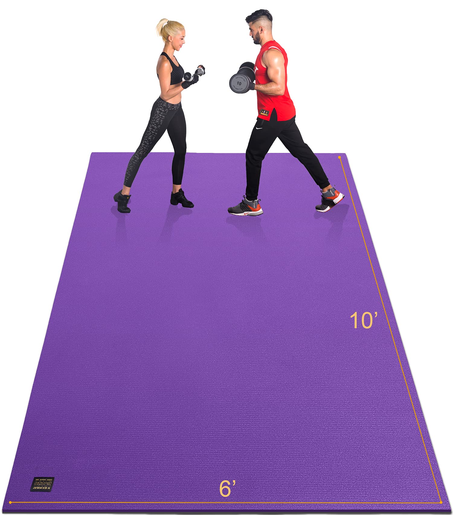Extra Large Exercise Mat - Non-Slip & Durable -16 Extra Large Exercise Mat - Non-Slip & Durable -16