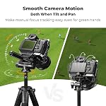 K&F CONCEPT 75" Camera Compact Tripod with Remote, Phone Holder & Pan Head | Lightweight Tripod,2-in-1 Phone Holder, Removable 3-way Pan Head, Travel Phone Tripod for Selfie/Photo/Live Stream/Vlog