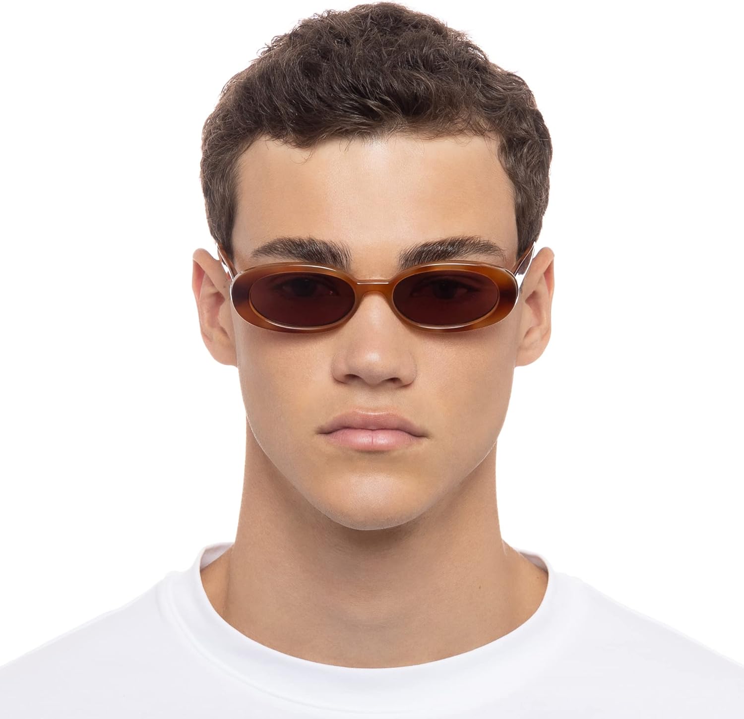 Le Specs Outta Love Sunglasses - Narrow, Oval, Unisex, Micro 90s Sleek Style - Image 4