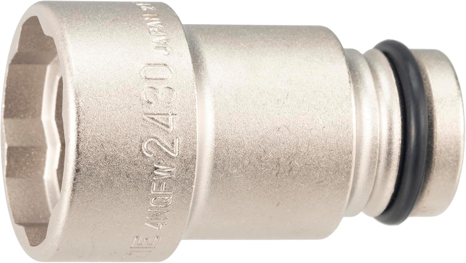 TONE HP4NQFW-2430 Double Quick Fit Socket for Impacts, 0.5 inches (12.7 mm) (1/2 mm), Double Face Width 0.9 x 1.2 inches (24 x 30 mm)