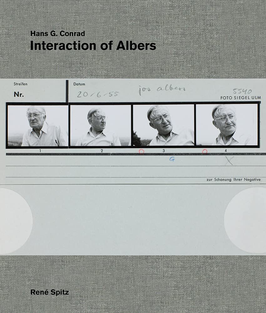 Interaction of Albers par Hans G. Conrad un beau livre d'art de collection