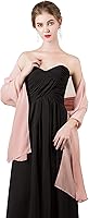 Vista 4 de Chales/mantones de gasa suave para vestidos, accesorios de mujer Rubor